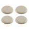 Prime-Line 1-11/16 in. Round Adhesive Tan Hard Plastic Slider 4 Pack MP75141 - alternate 4
